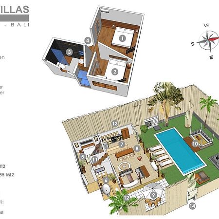 3Br Villa Rabu - Minggu Villas Seminyak מראה חיצוני תמונה
